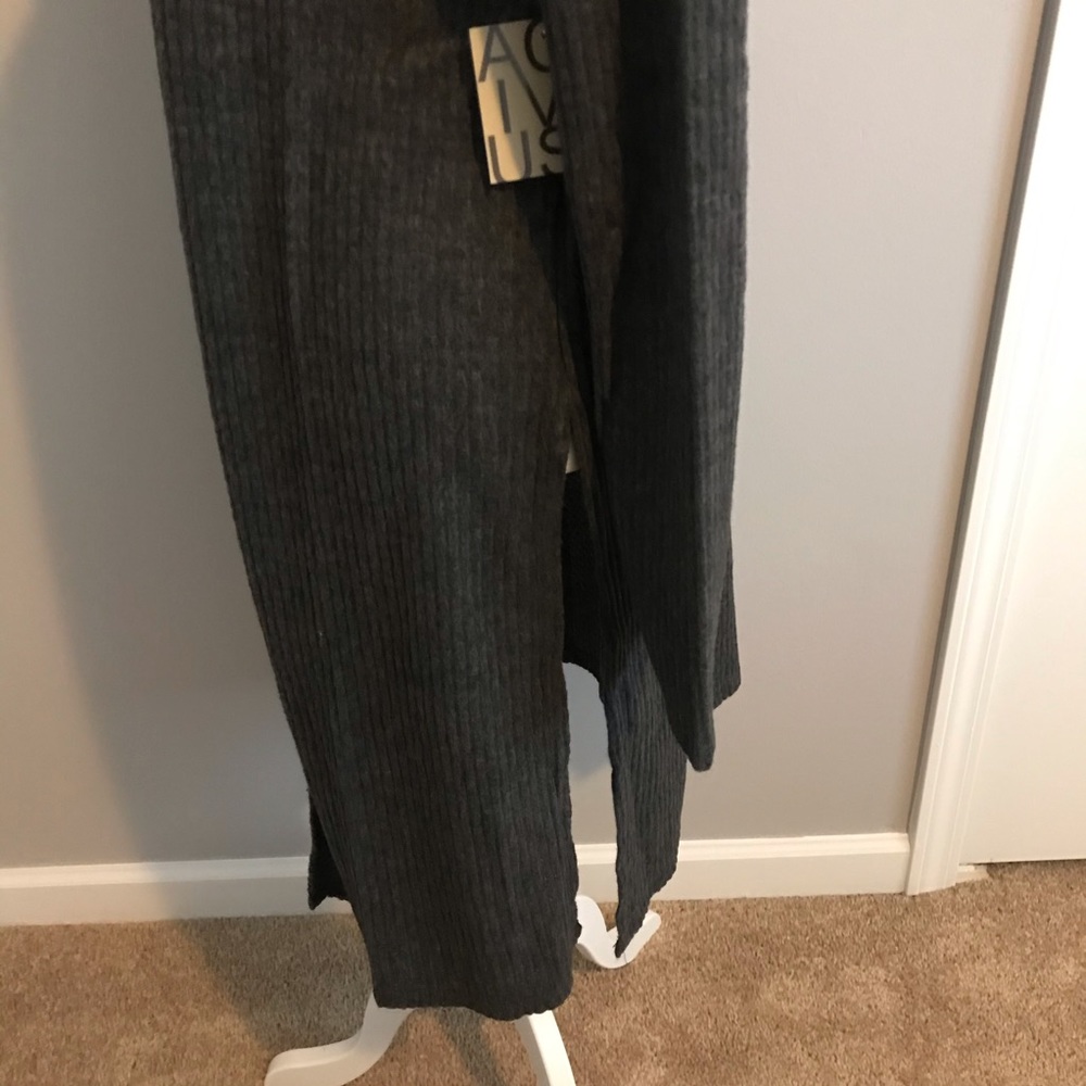 Long sleeve, Side Slit, Soft Open Cardigan - Picture 5 of 5